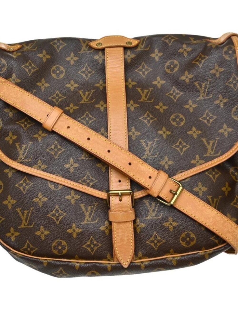 LOUIS VUITTON SAUMUR 35 SHOULDER BAG MONOGRAM